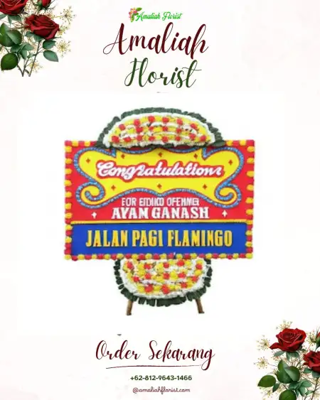 Sewa Papan Bunga Ginandong